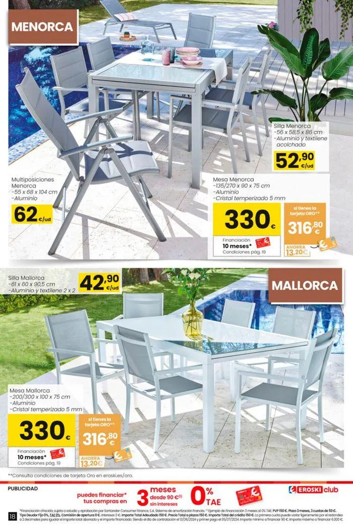 Catálogo de Vive el verano HIPERMERCADOS EROSKI 13 de junio al 10 de julio 2024 - Página 18