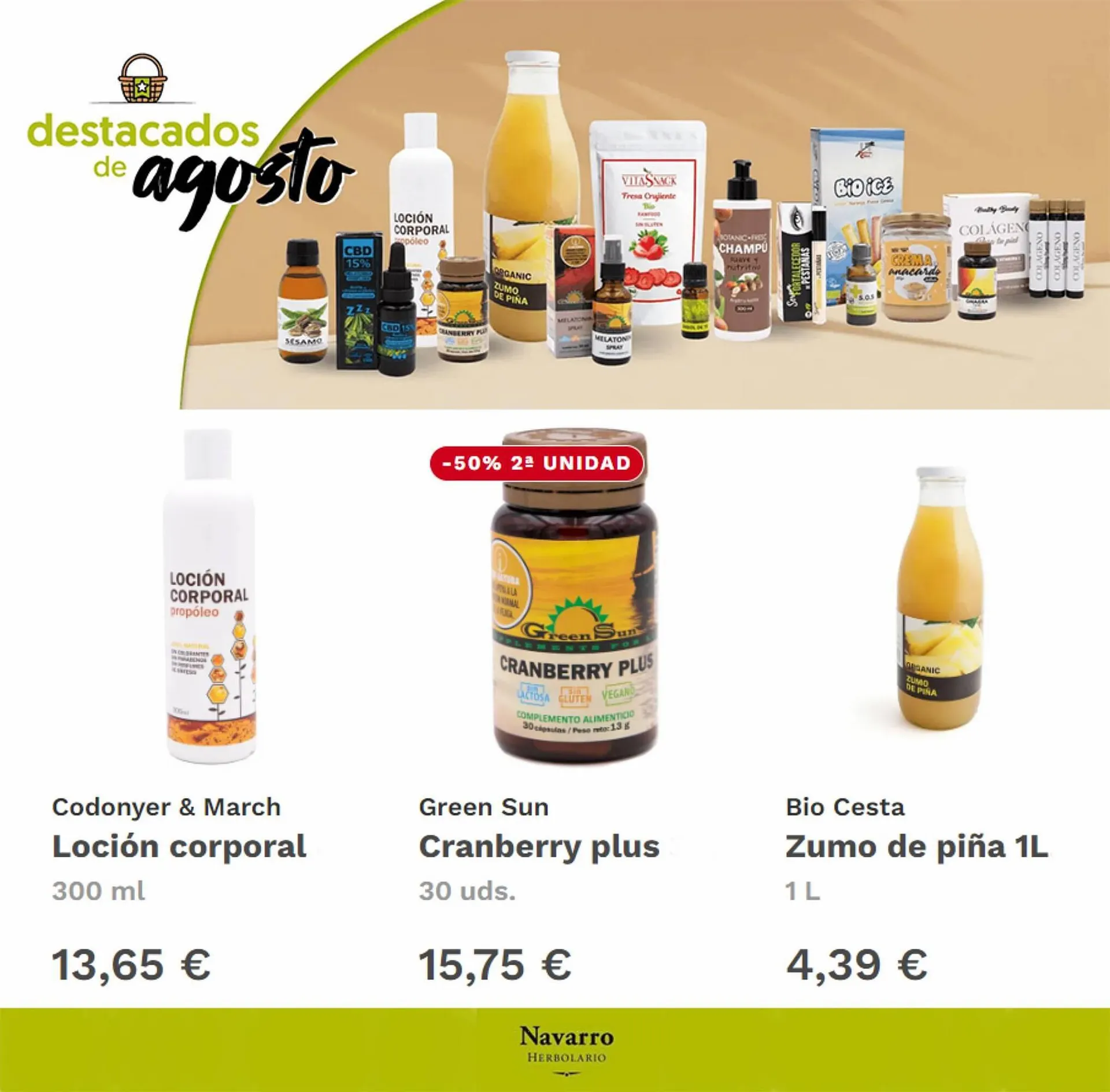 Catálogo de Folleto Herbolario Navarro 22 de agosto al 5 de septiembre 2023 - Página 2