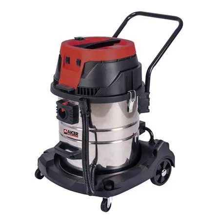 ASPIRADORA INOXIDABLE 60 LITROS 2.400W DOS MOTORES AICER