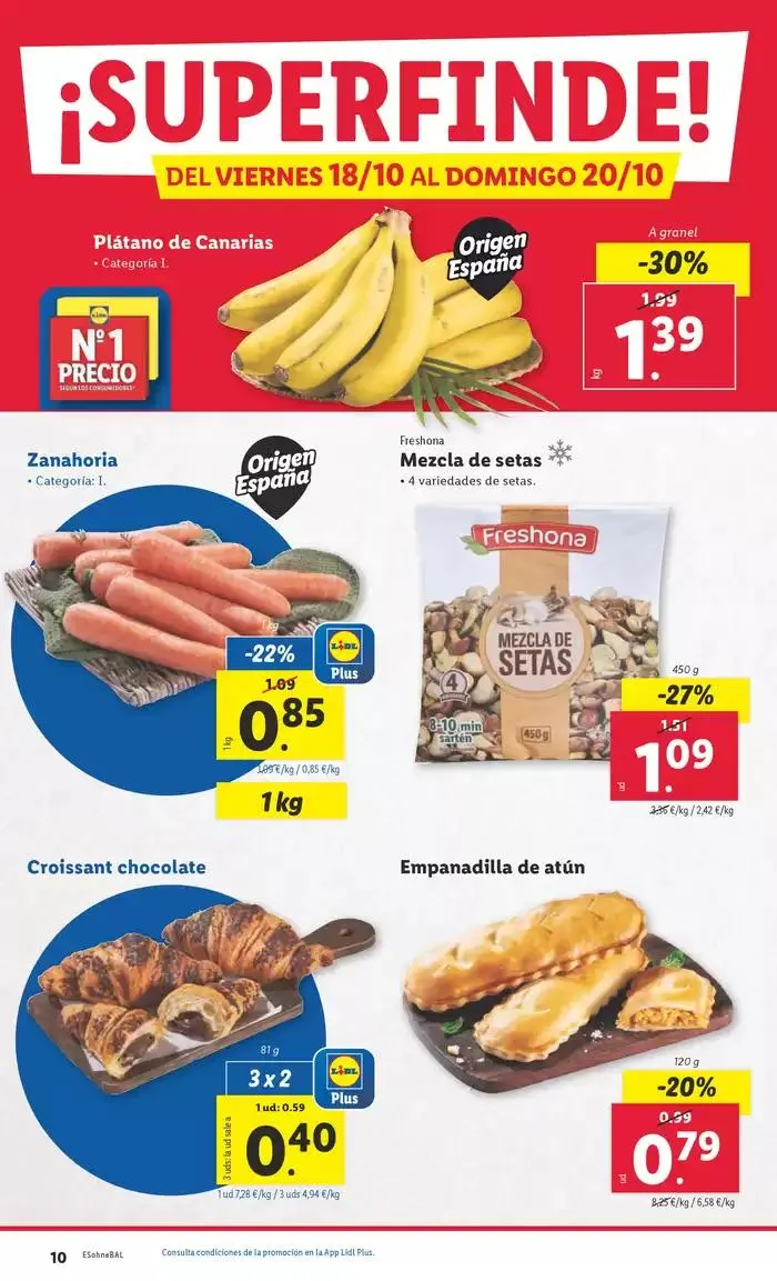Catálogo de ¡Semana del superahorro Lidl Plus! 14 de octubre al 20 de octubre 2024 - Página 10