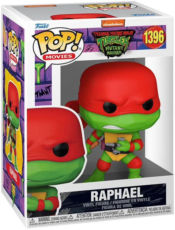 "Figura vinilo Mayhem - Raphael no. 1396" ¡Funko Pop! multicolor de Las Tortugas Ninja