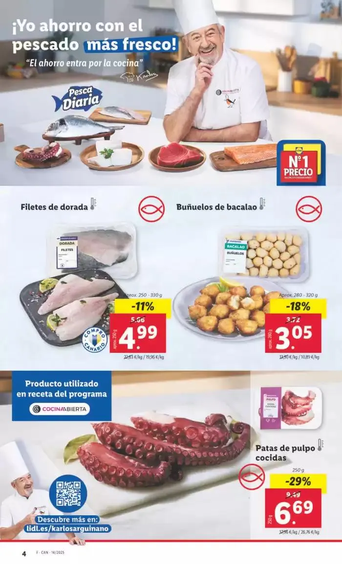 Catálogo de № 1 PRECIO - Ofertas válidas del 31/03 al 06/04 31 de marzo al 6 de abril 2025 - Página 4