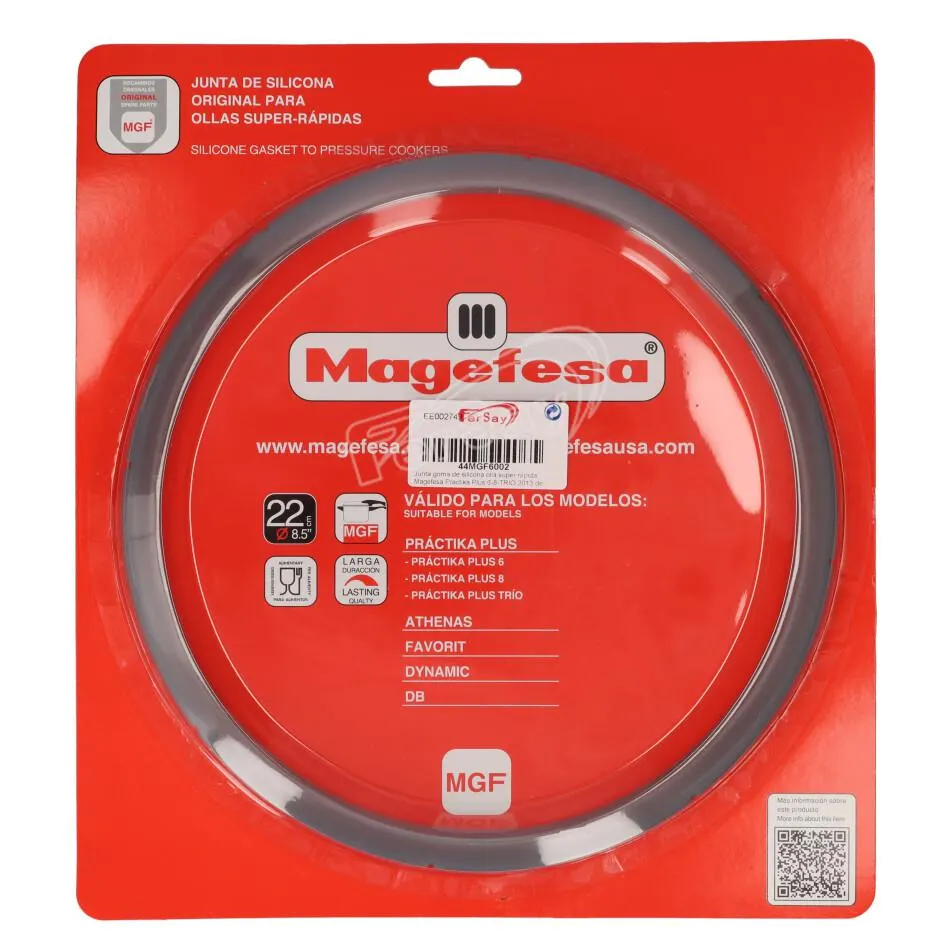 Goma olla super-rápida Magefesa Practika Plus 22 cm diametro interior.
