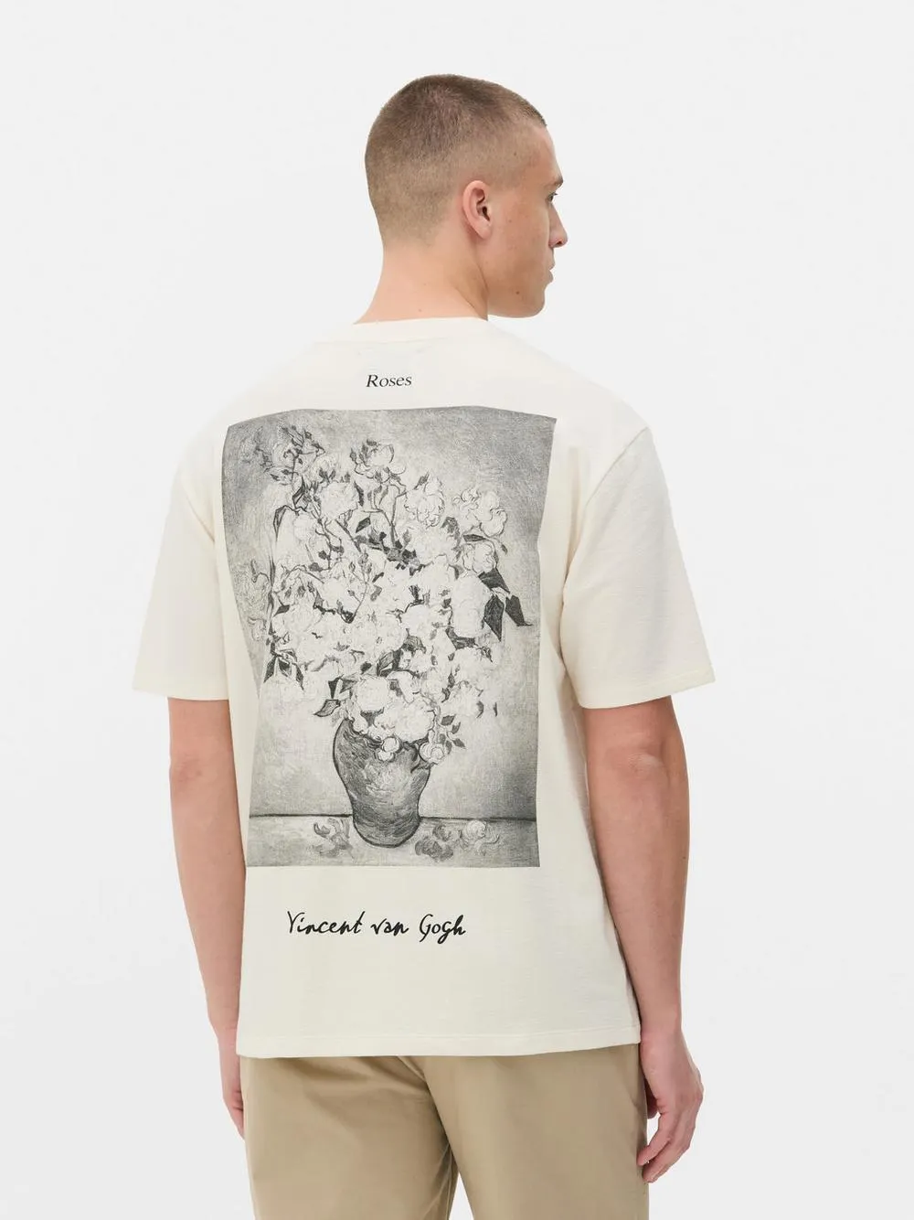 Camiseta con rosas de Vincent van Gogh