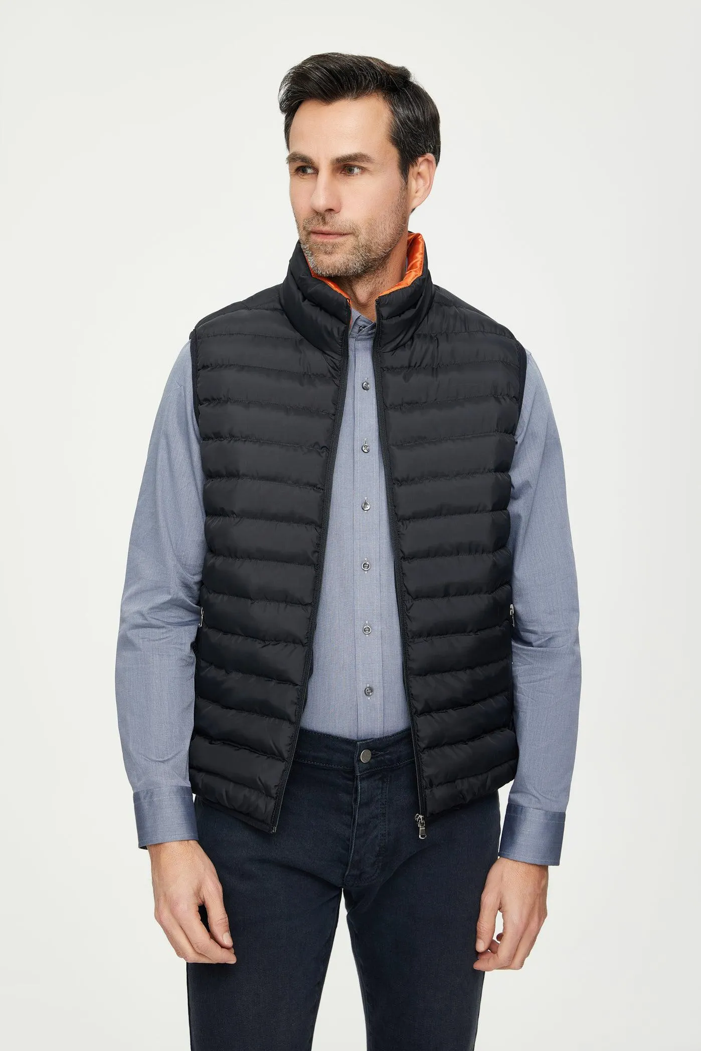 Polyestere Man Down Jacket Purple Plain