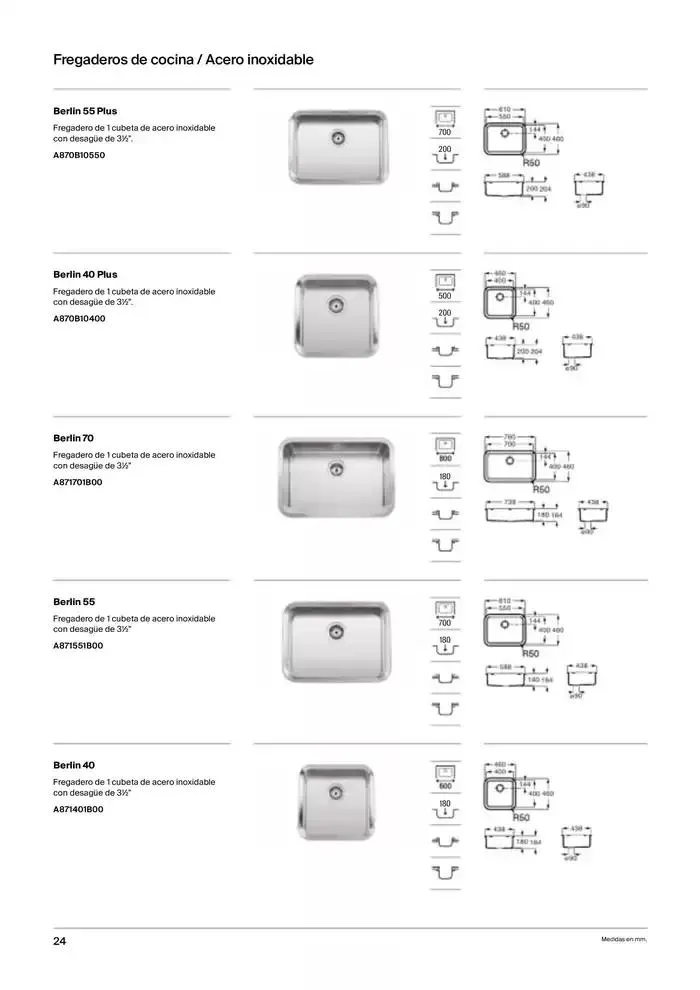 Catálogo de Fregaderos y grifería para cocina 9 de enero al 31 de diciembre 2025 - Página 26