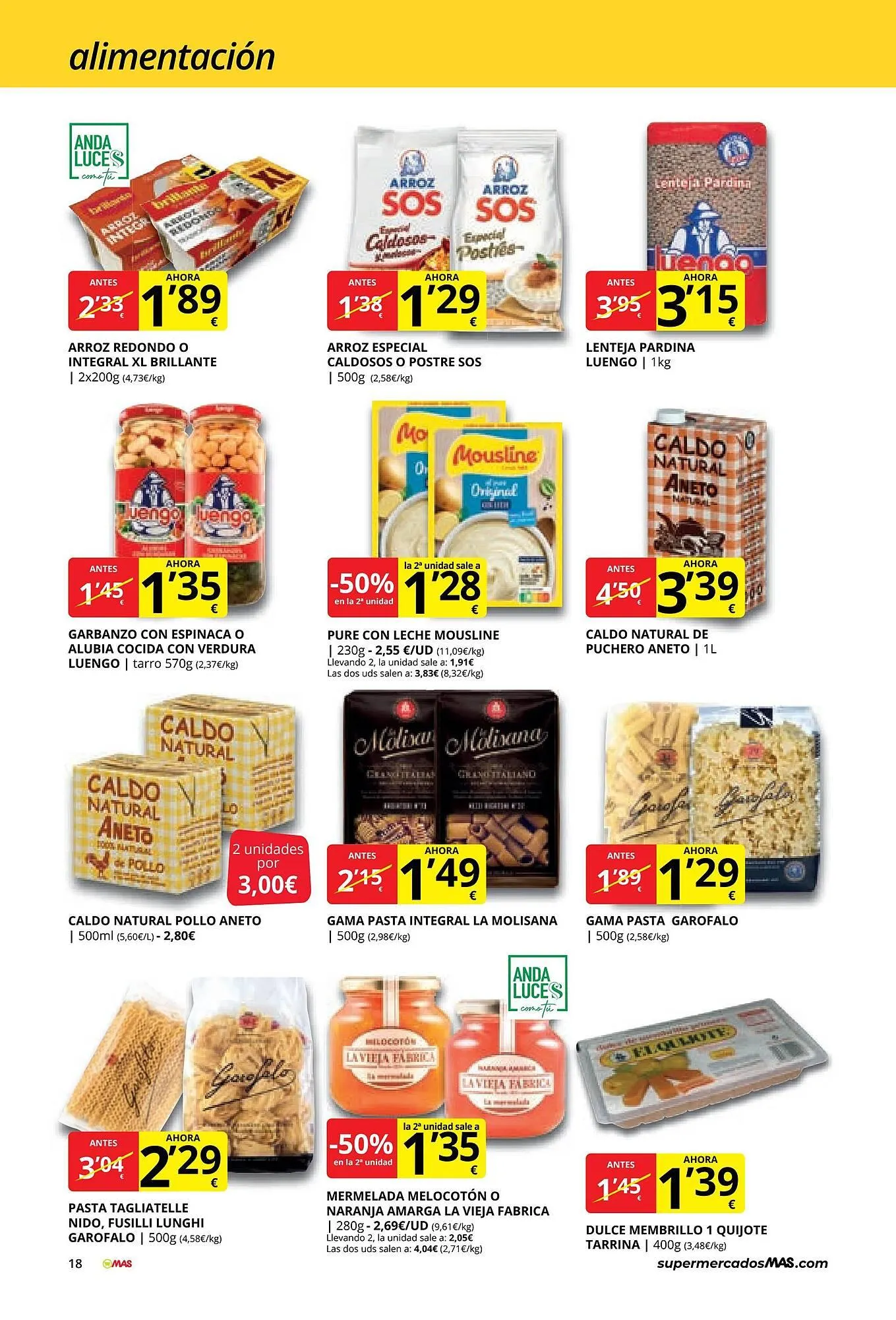 Catálogo de Folleto Supermercados MAS 3 de marzo al 26 de marzo 2026 - Página 18