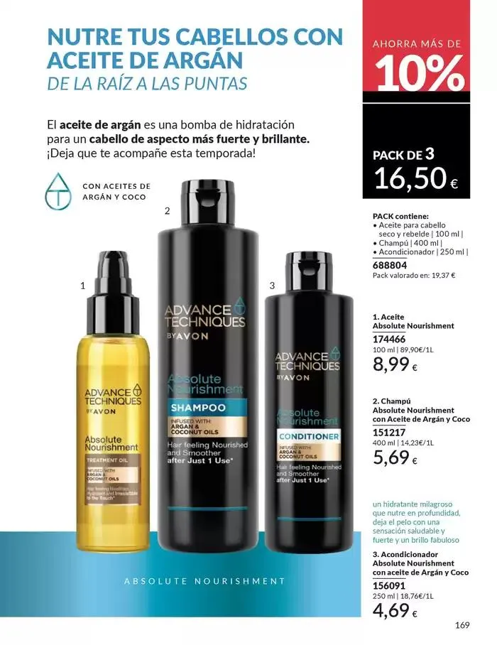 Catálogo de Catálogo AVON Mayo 2 de mayo al 31 de mayo 2025 - Página 169