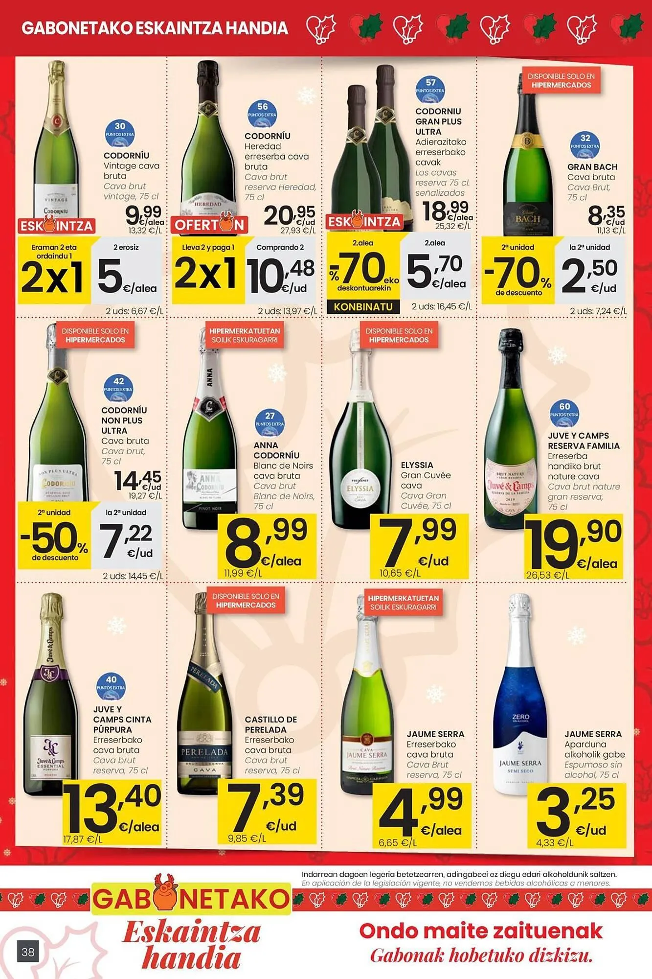 Catálogo de Folleto Eroski 18 de diciembre al 31 de diciembre 2025 - Página 38