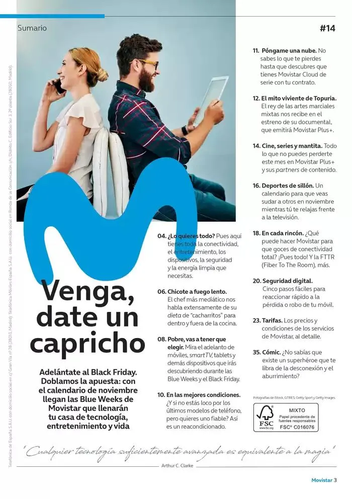 Catálogo de Llegan las Blue Weeks de Movistar con un menú exclusivo cada semana 25 de octubre al 30 de noviembre 2024 - Página 3