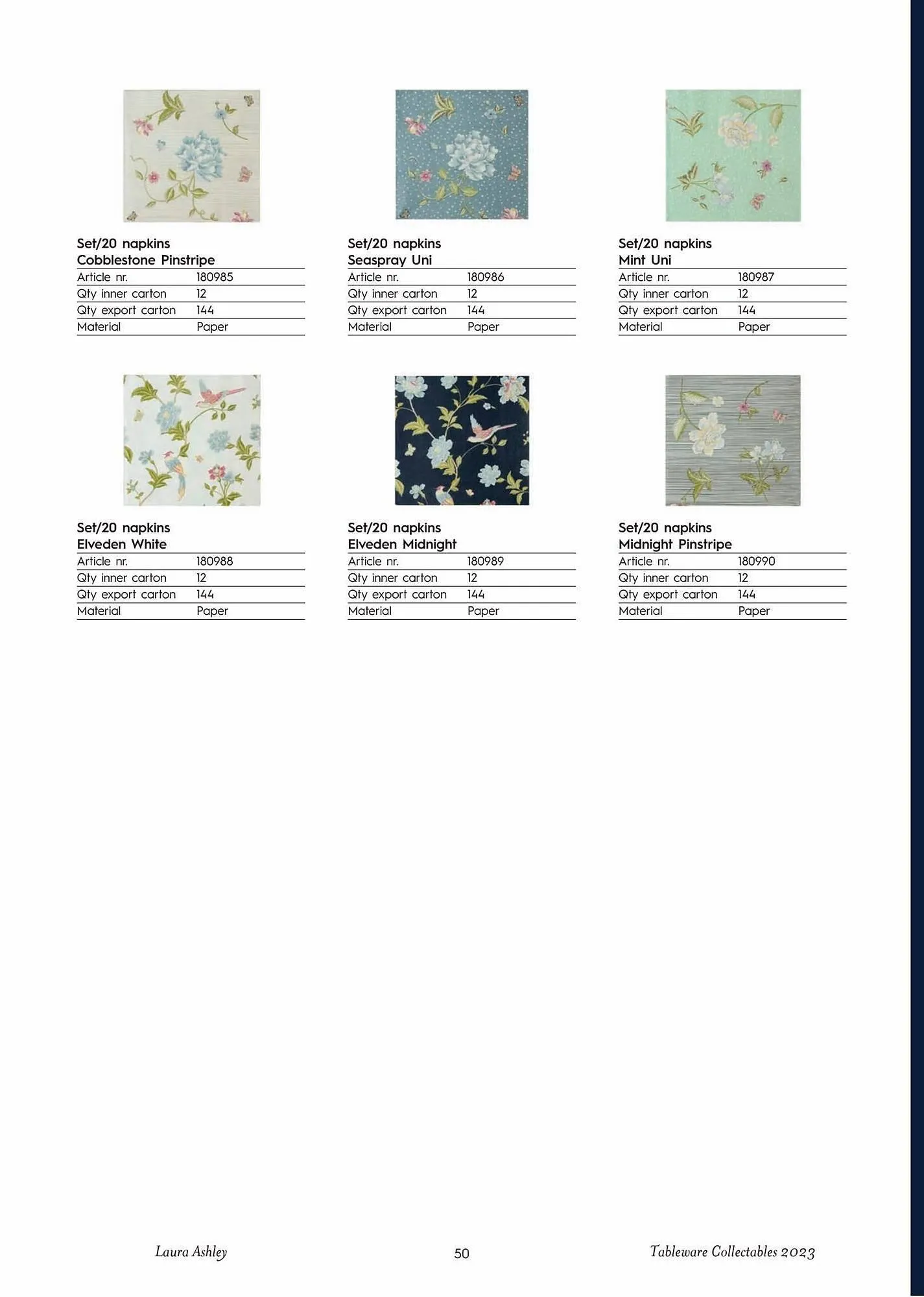 Catálogo de Folleto Laura Ashley 20 de julio al 31 de diciembre 2023 - Página 50