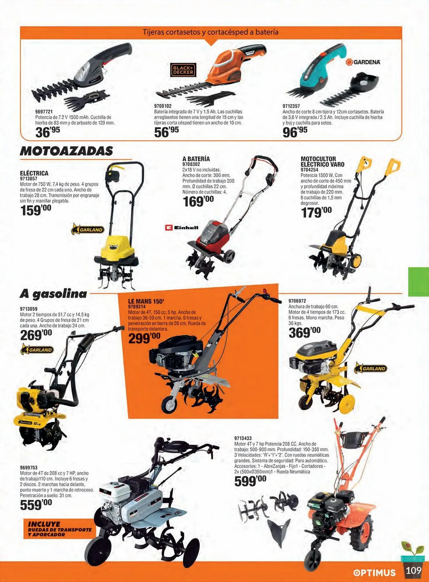 Catálogo de Folleto Optimus 27 de marzo al 31 de agosto 2023 - Página 109
