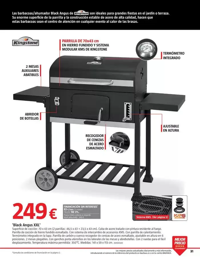 Catálogo de Barbacoas, cocinar al aire libre 8 de mayo al 6 de junio 2025 - Página 31