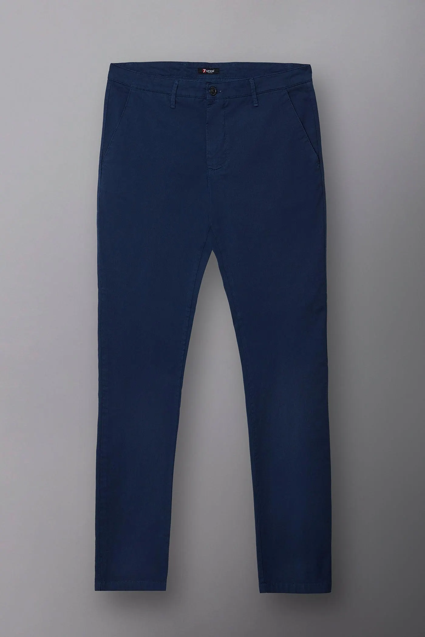 Cotton Stretch Man Pant Light Blue Plain