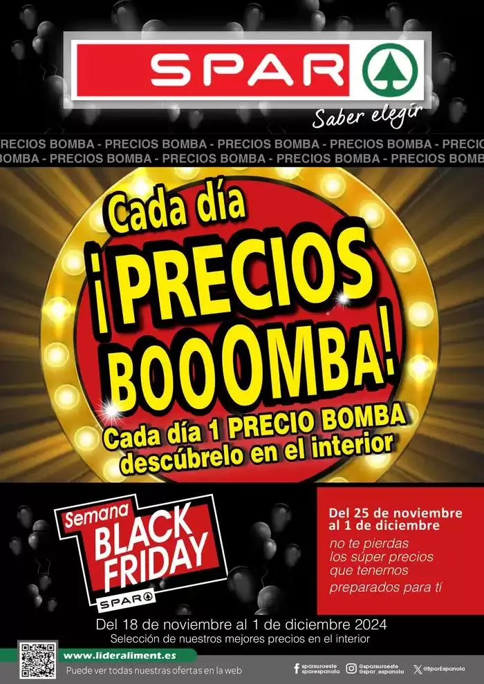 Catálogo de SPAR oferta 2ª noviembre 18 de noviembre al 1 de diciembre 2024 - Página 1