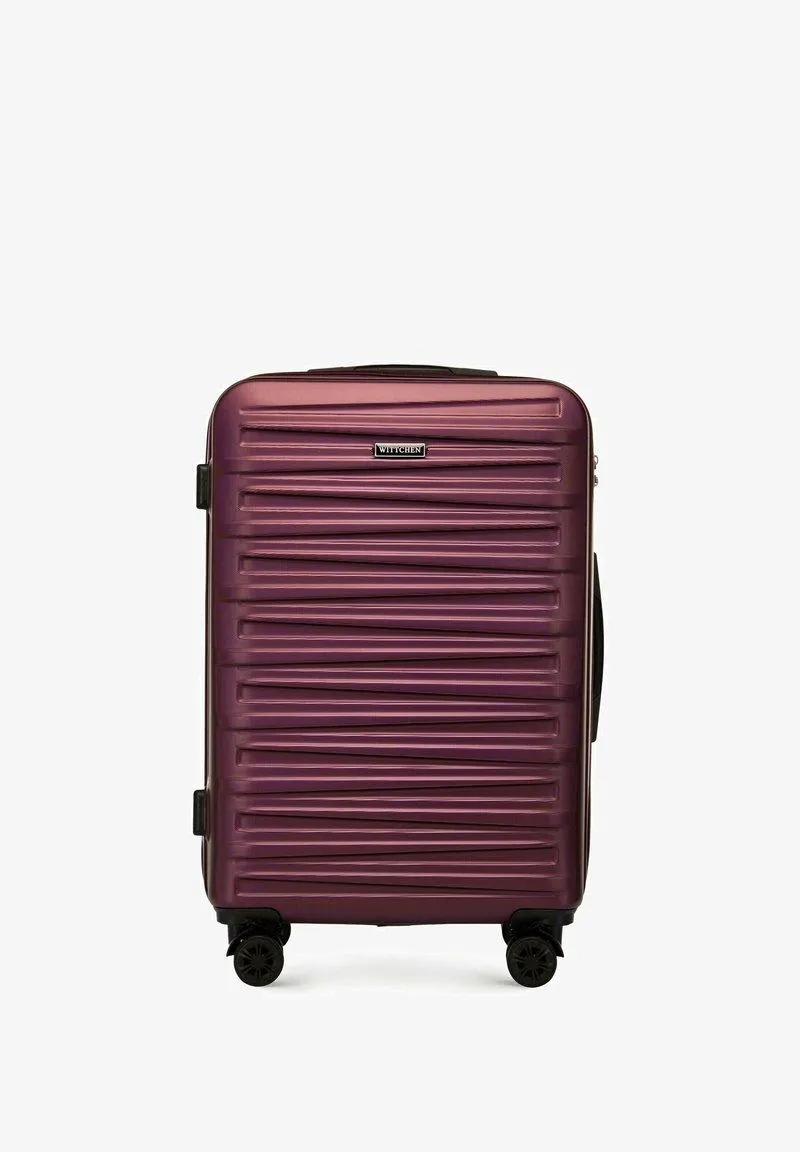 MEDIUM SUITCASE FROM ABS - Trolley - bordeaux