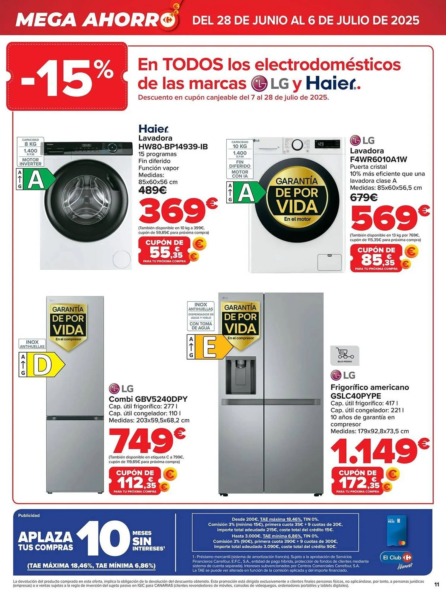 Catálogo de Folleto Carrefour 26 de junio al 6 de julio 2025 - Página 11