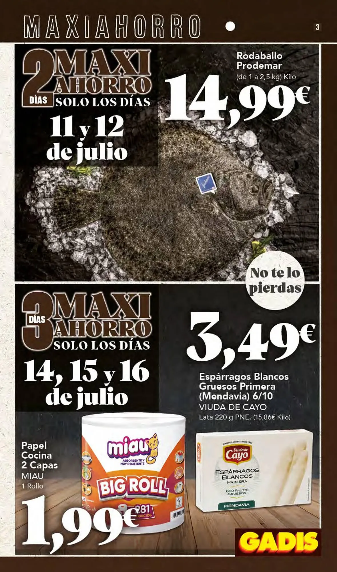 Catálogo de Folleto Gadis 10 de julio al 16 de julio 2025 - Página 3