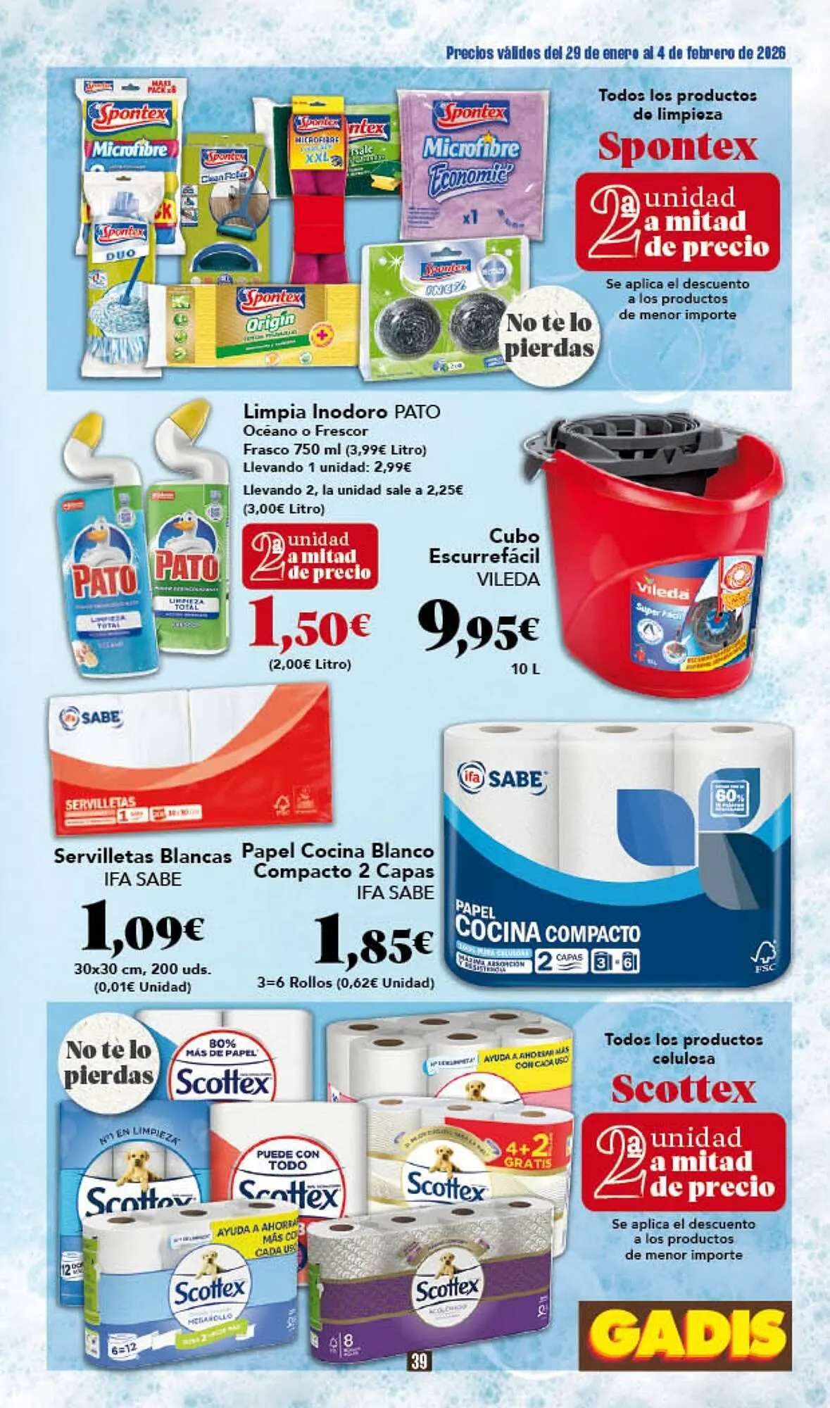 Catálogo de Folleto Gadis 29 de enero al 4 de febrero 2026 - Página 39