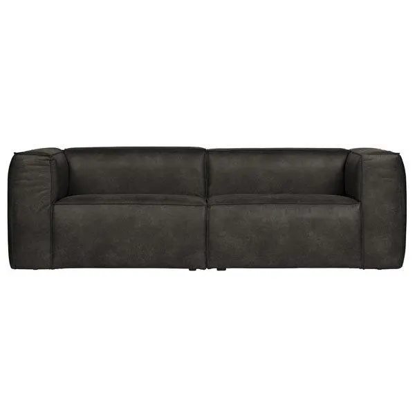 sofá negro piel Bean