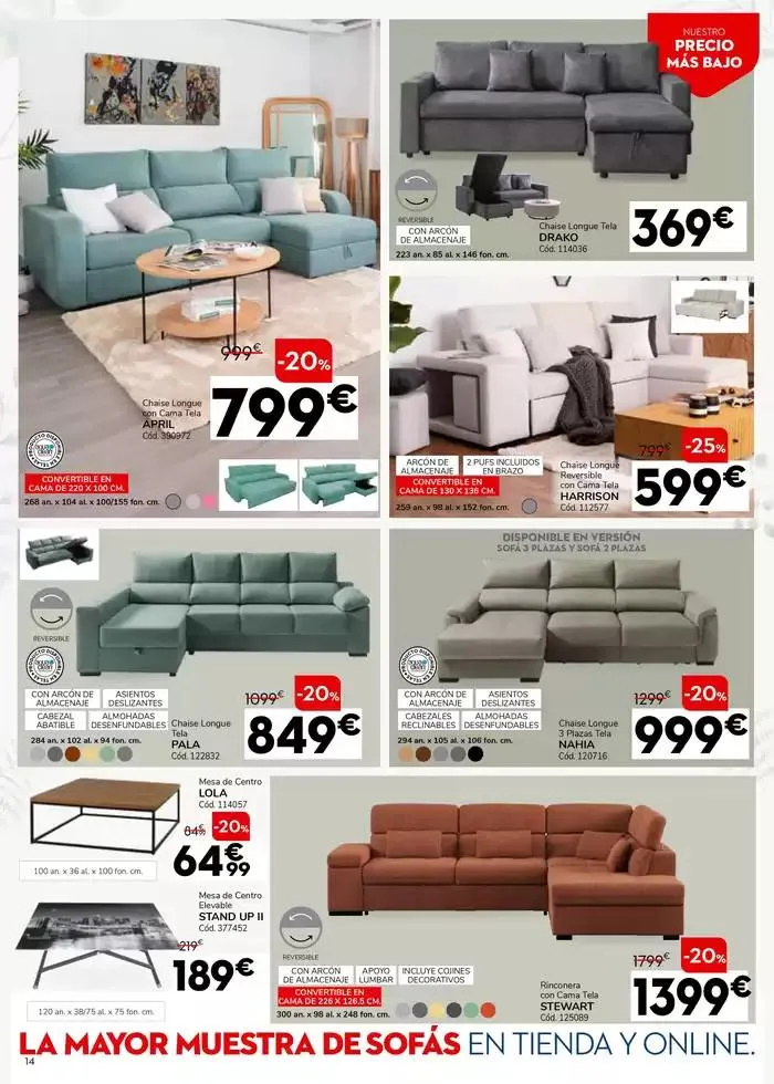 Catálogo de Hasta un 60% de descuento en descanso 2 de mayo al 28 de mayo 2025 - Página 14