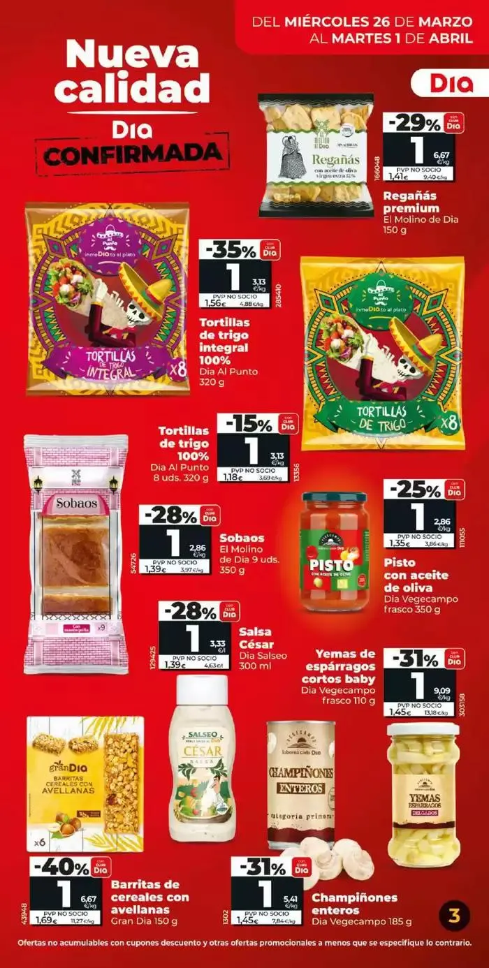 Catálogo de Más de 100 productos a 1€ del 26/03 al 01/04 26 de marzo al 1 de abril 2025 - Página 3