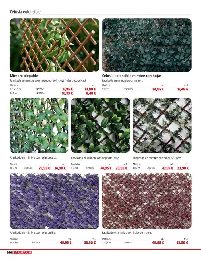 Catálogo de Bauhaus Verano 1 de junio al 31 de agosto 2025 - Página 160