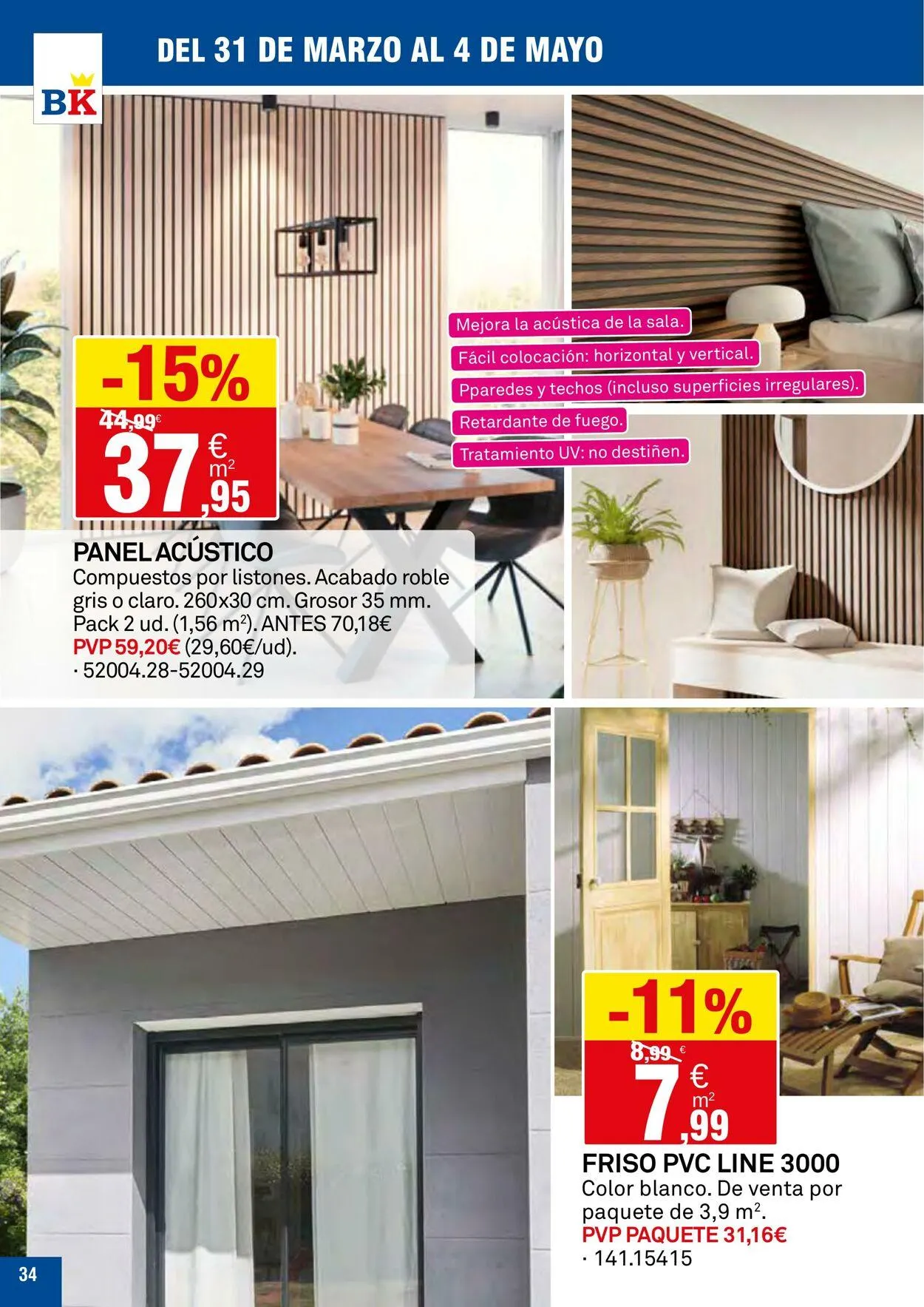 Catálogo de Bricoking Oferta actual 31 de marzo al 14 de abril 2025 - Página 34