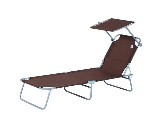 Tumbona Plegable Outsunny 84B-001BN