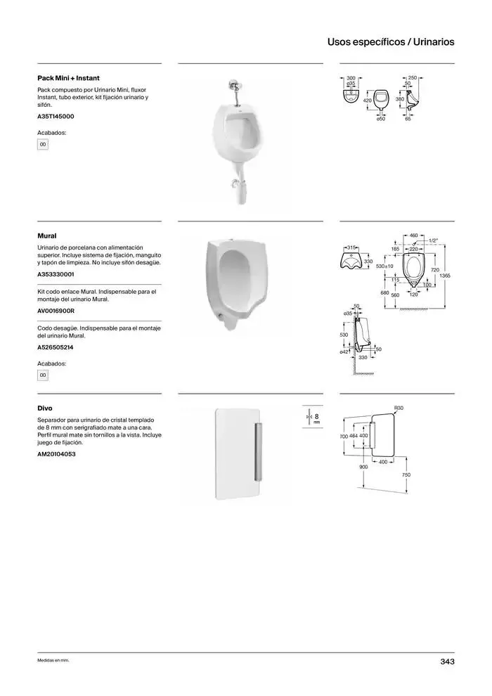 Catálogo de Colecciones de Baño, Muebles y Accesorios 9 de enero al 31 de diciembre 2025 - Página 345
