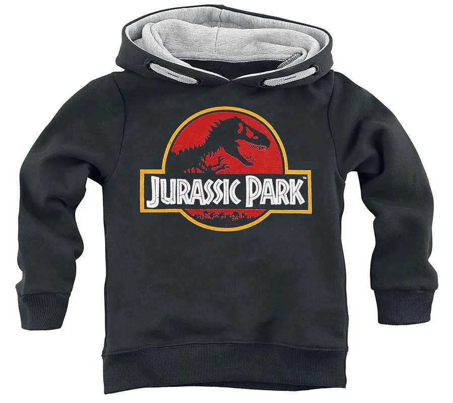 "Kids - Classic Logo" Sudadera con capucha Negro de Jurassic Park
