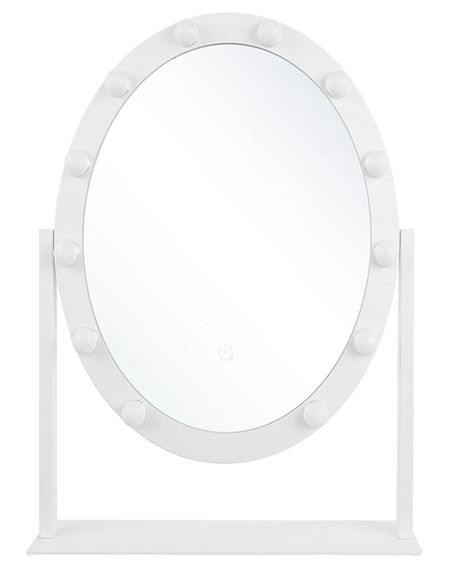 Espejo de tocador LED ROSTRENEN Blanco