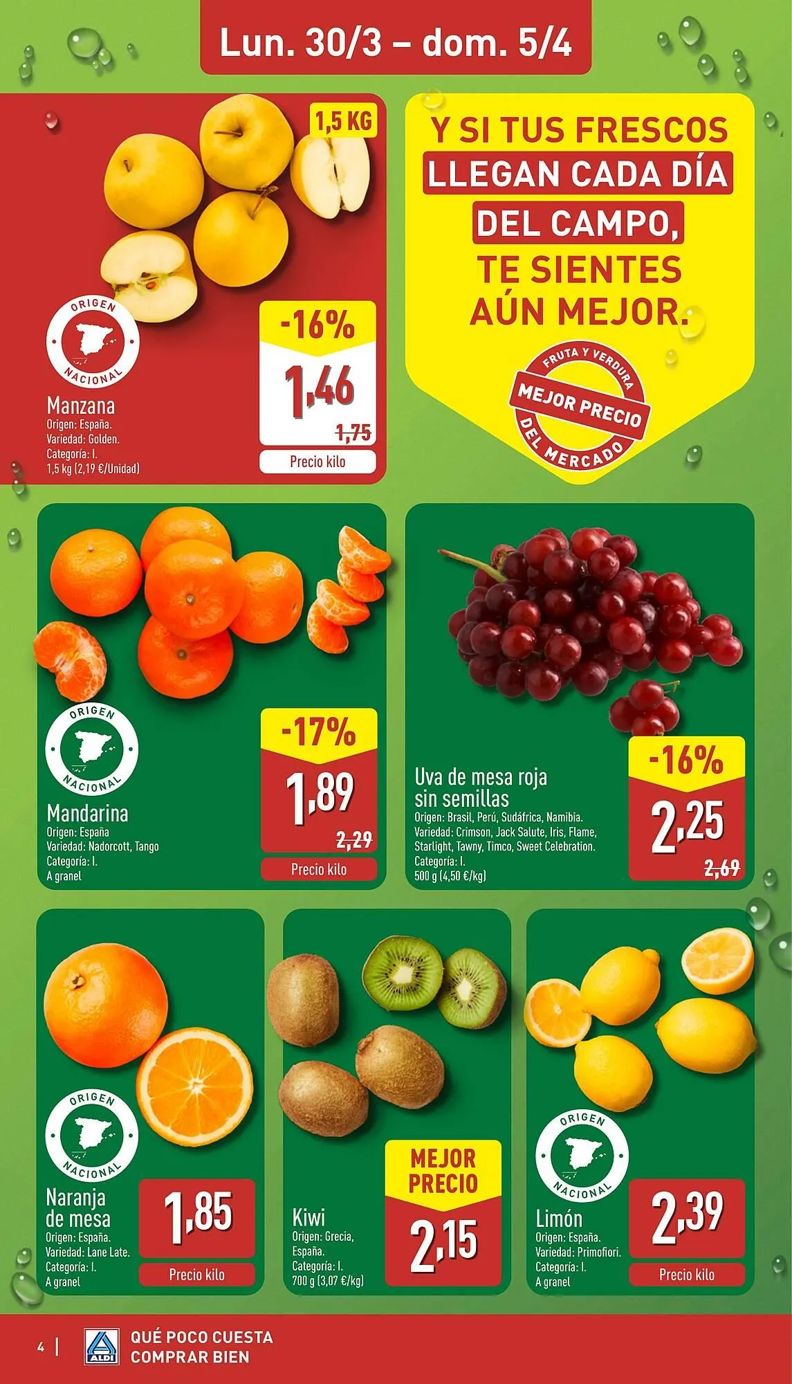 Catálogo de Folleto ALDI 30 de marzo al 5 de abril 2026 - Página 4