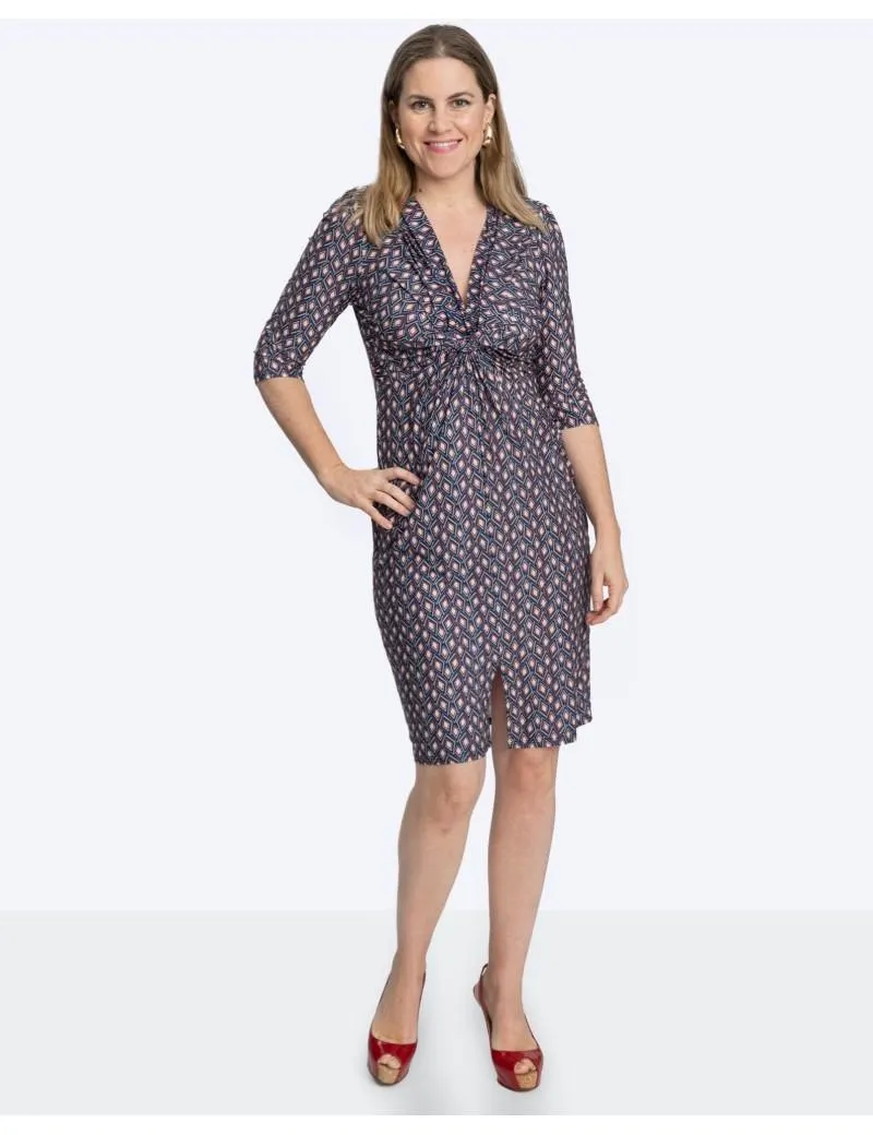 Vestido Geométrico Nudo