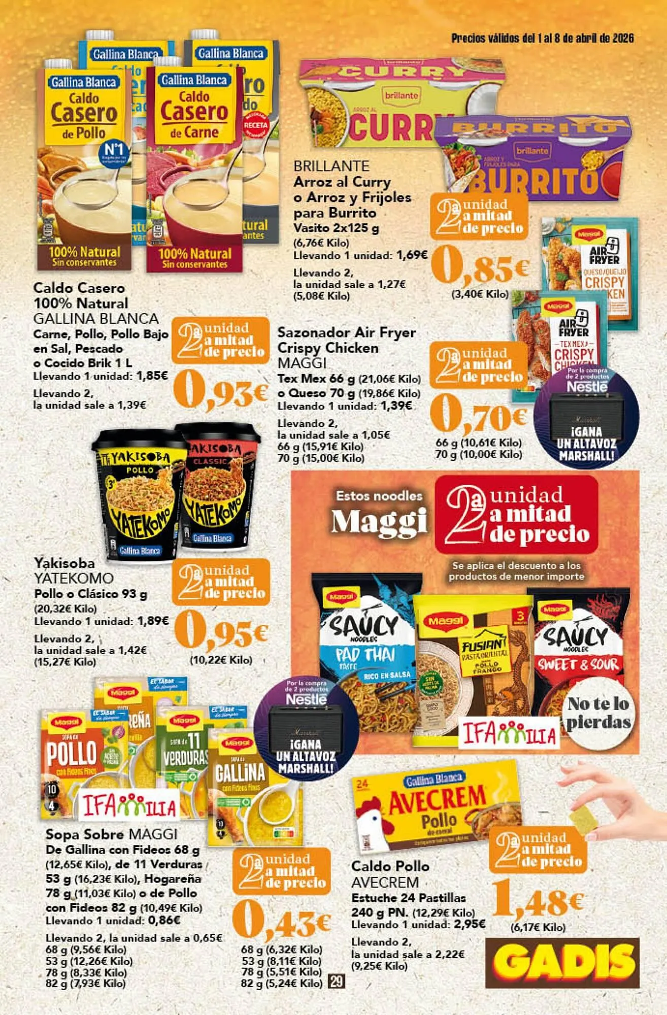 Catálogo de Folleto Gadis 1 de abril al 8 de abril 2026 - Página 29