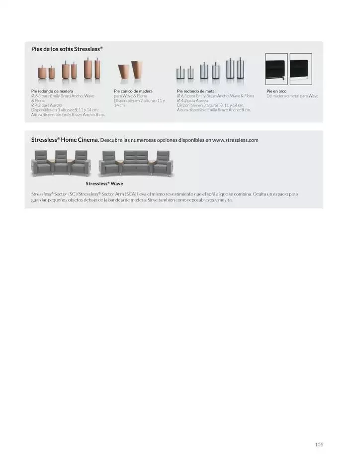Catálogo de Catálogo Stressless 7 de marzo al 31 de agosto 2025 - Página 105