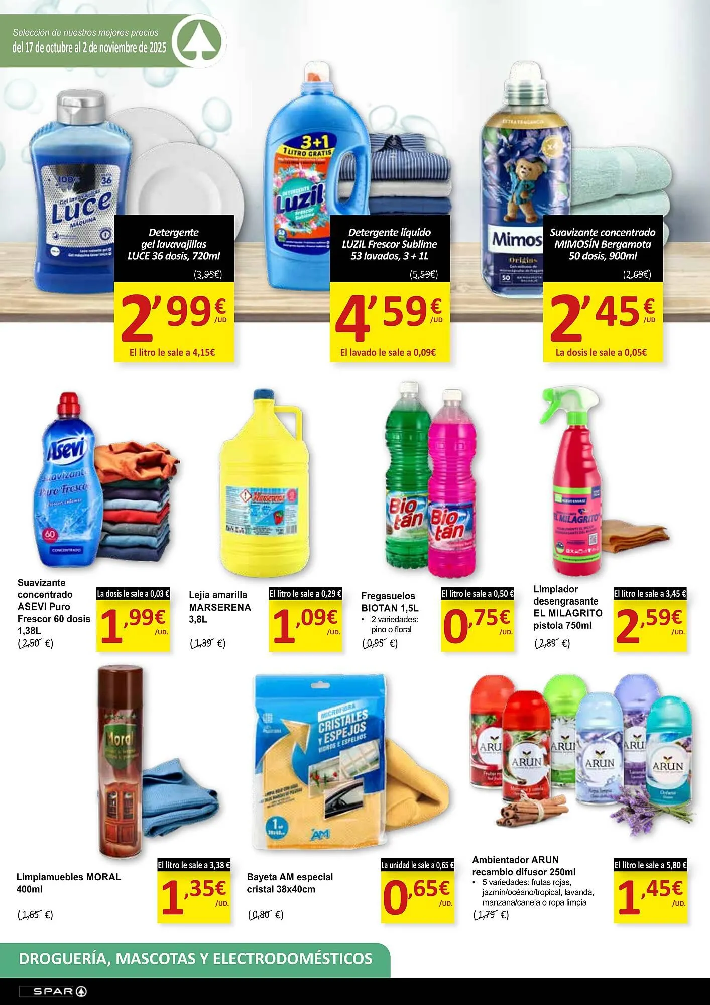 Catálogo de Folleto SPAR 24 de octubre al 2 de noviembre 2025 - Página 10