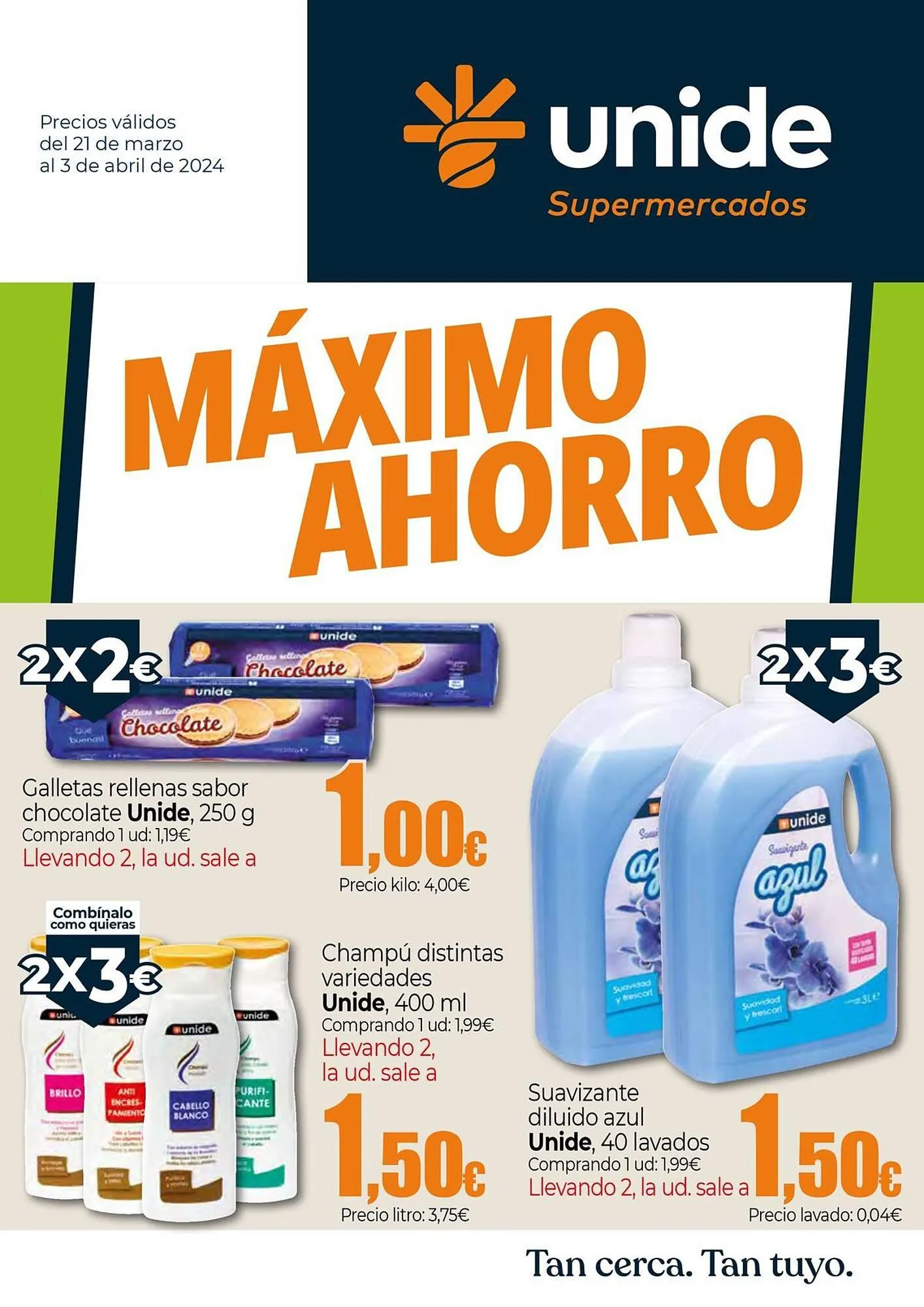 Catálogo de Folleto Unide Supermercados 21 de marzo al 3 de abril 2024 - Página 1