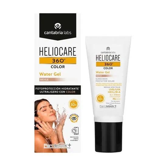 Heliocare 360º Color Water Gel Beige Protector Solar SPF50+ 50ml