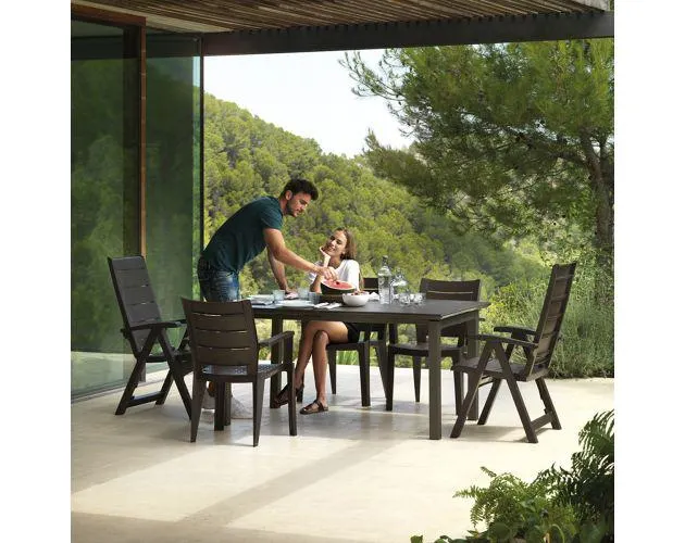 Mesa Legno extensible - Wengué