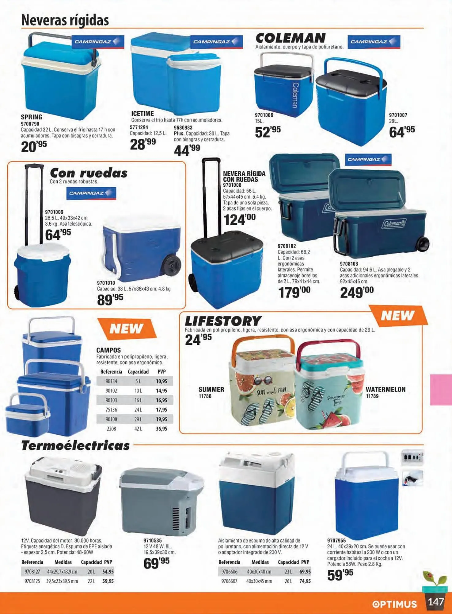 Catálogo de Folleto Optimus 27 de marzo al 31 de agosto 2023 - Página 147