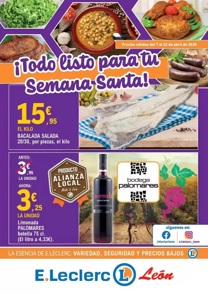 Catálogo de ¡Todo listo para tu Semana Santa! 8 de abril al 22 de abril 2025 - Página 1