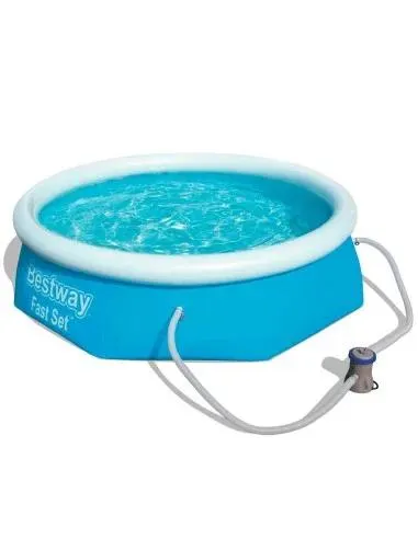 Piscina Bestway Fast Set Redonda con depuradora Ø244x66