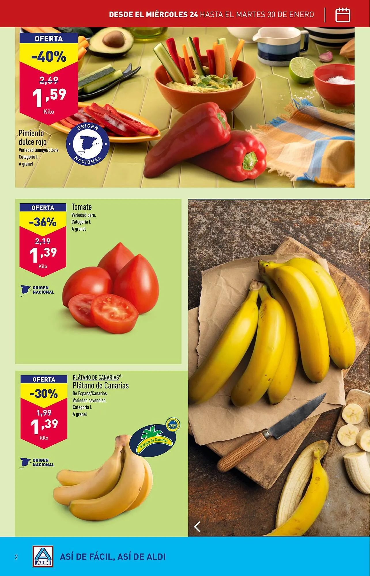 Catálogo de Folleto ALDI 24 de enero al 30 de enero 2024 - Página 2
