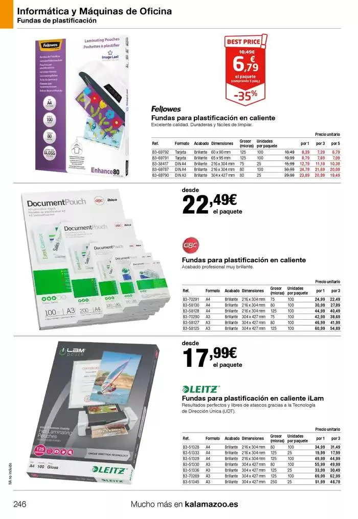 Catálogo de Staples Kalamazoo Catálogo General 9 de enero al 30 de septiembre 2025 - Página 246