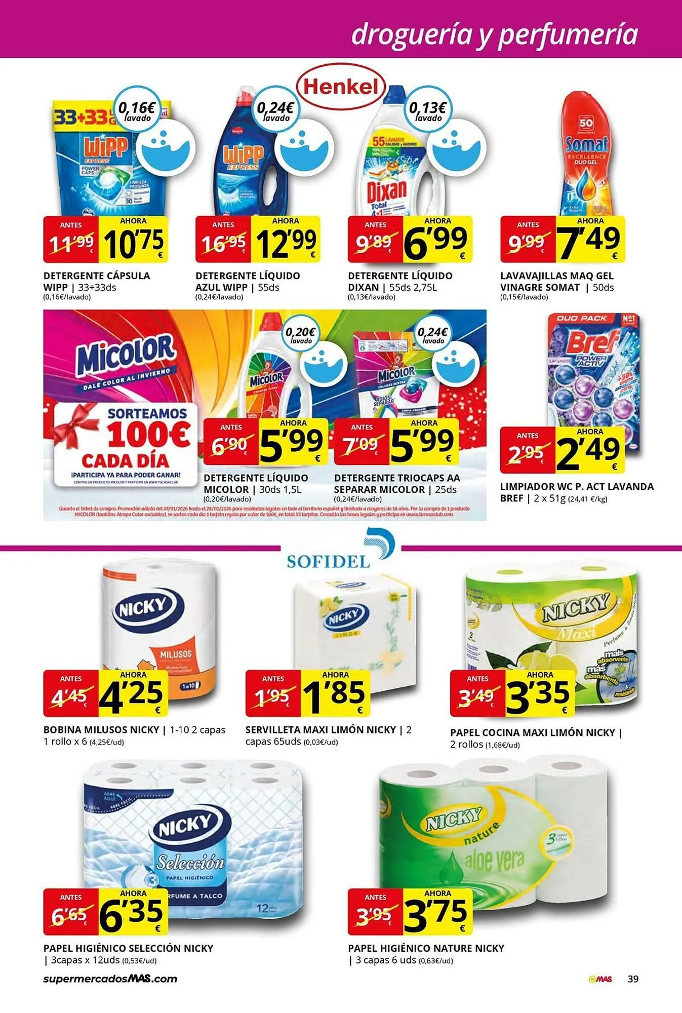 Catálogo de Folleto Supermercados MAS 8 de enero al 29 de enero 2026 - Página 39