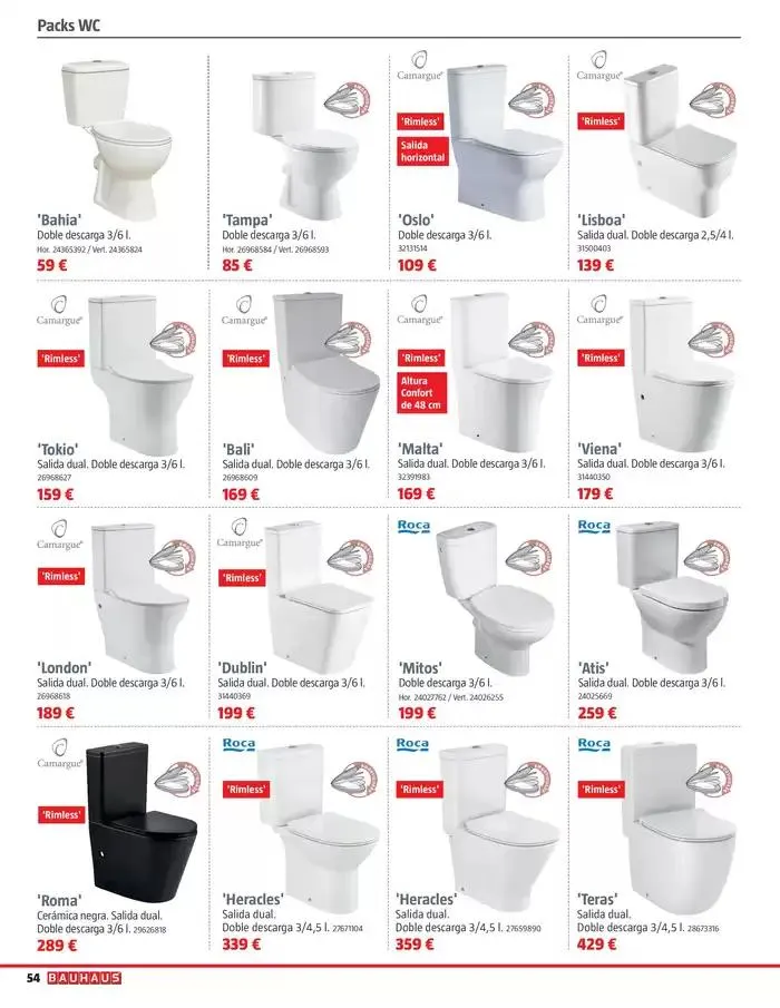 Catálogo de Renueva baños y cocinas 27 de febrero al 25 de marzo 2025 - Página 54