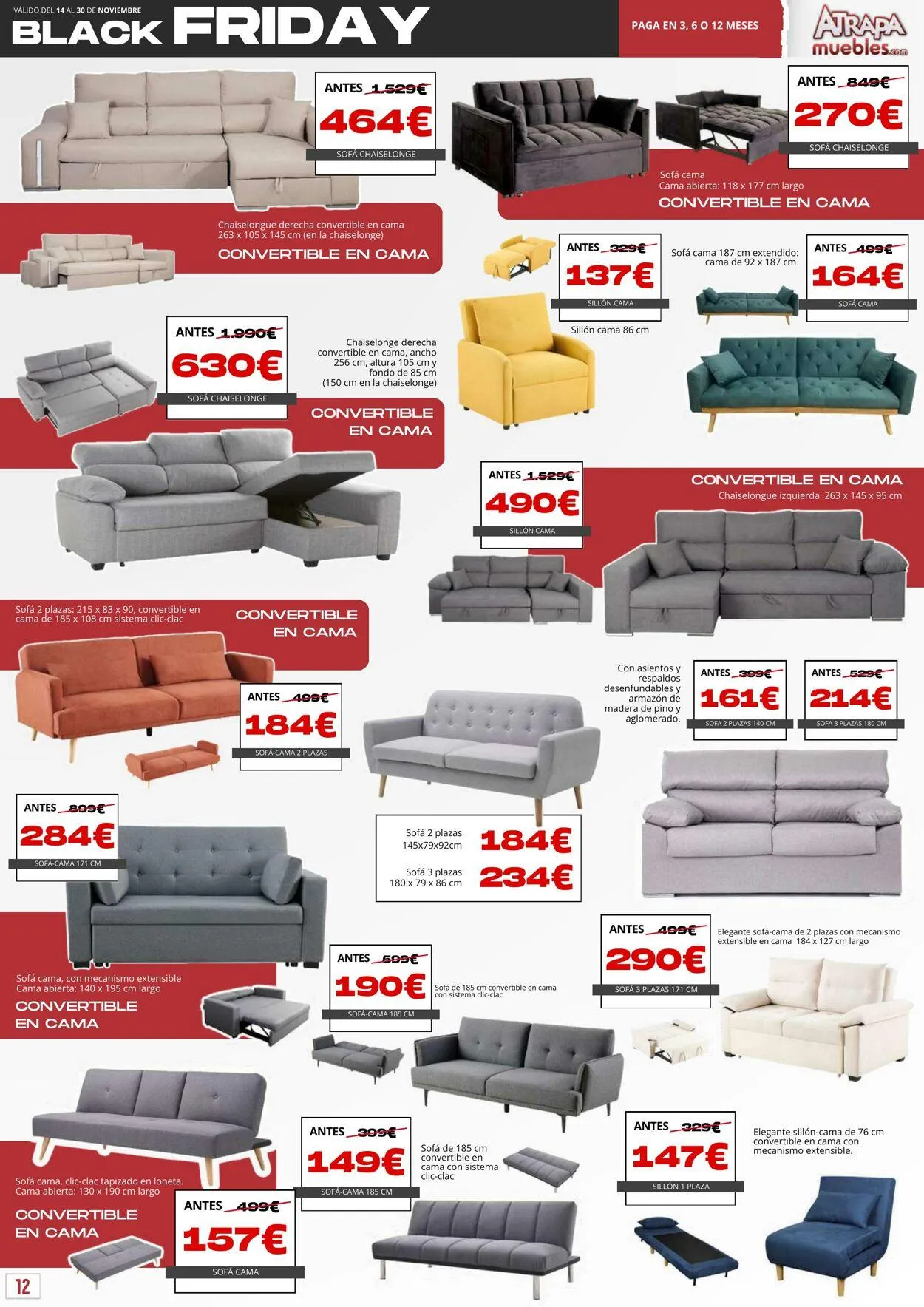 Catálogo de Atrapamuebles Oferta actual 15 de diciembre al 29 de diciembre 2025 - Página 12