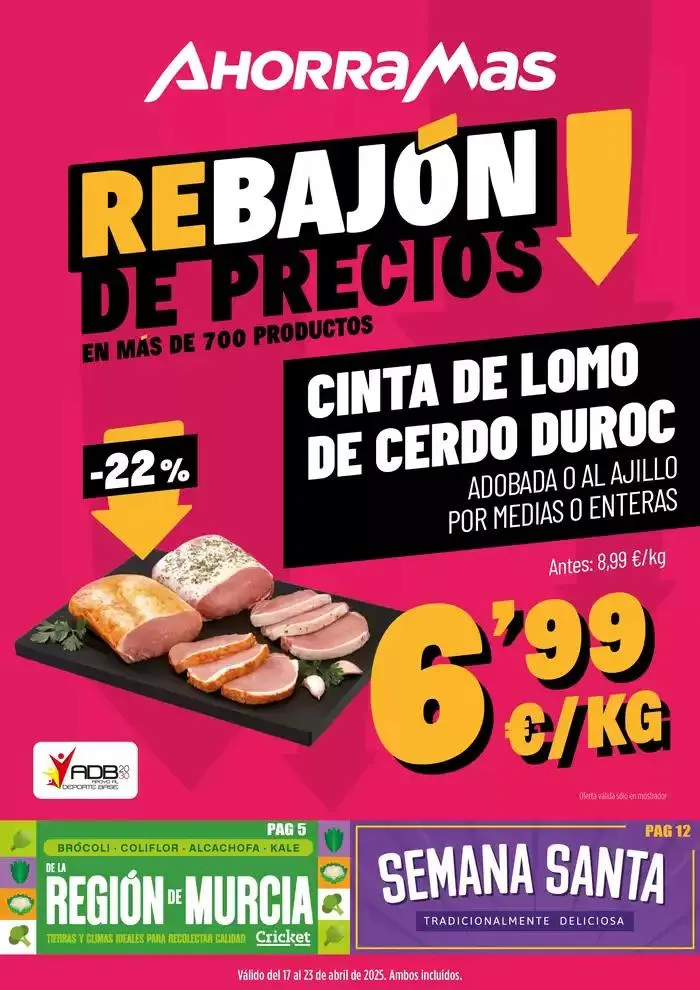 Catálogo de Rebajón de precios 17 de abril al 23 de abril 2025 - Página 1
