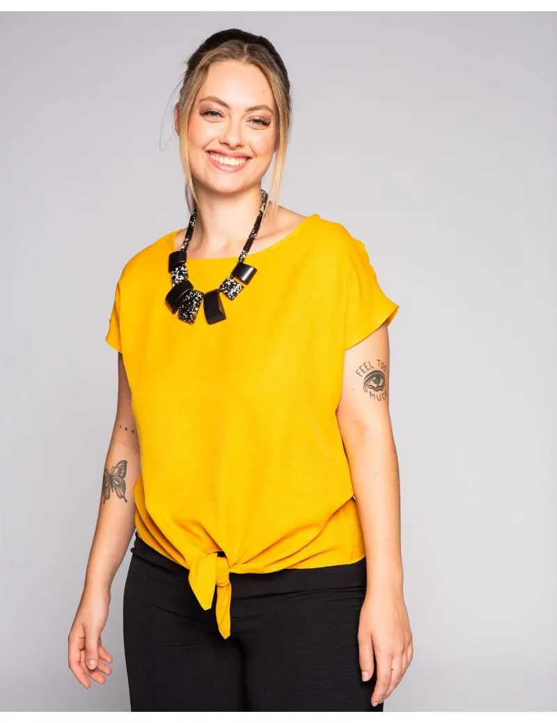 Blusa Simil Lino Nudo